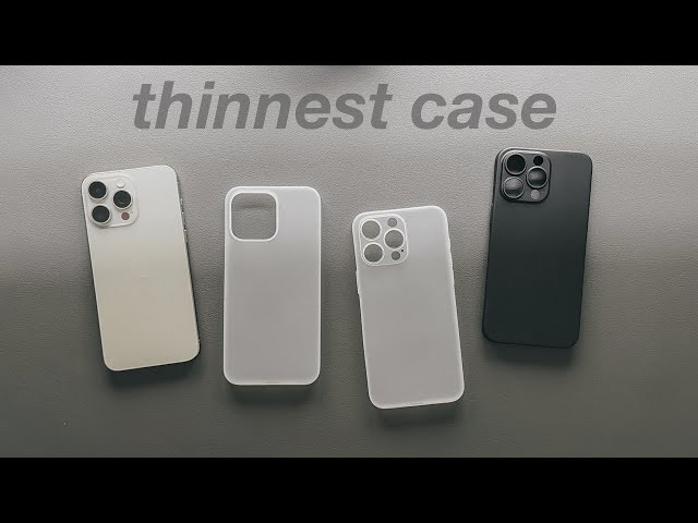 TAC iPhone 15 Pro Max / Thinnest Case.!