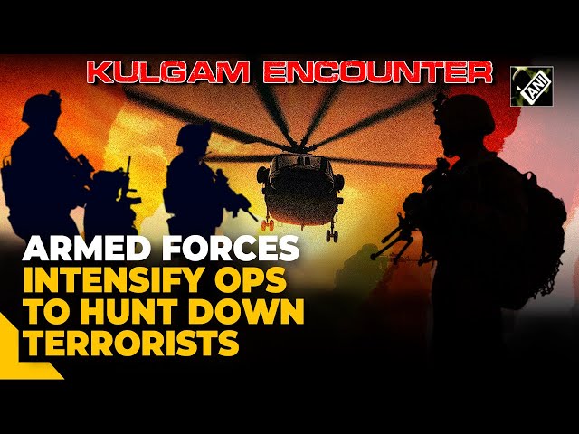 After eliminating top TRF terrorists, security forces intensify search ops in J&K’s Kulgam