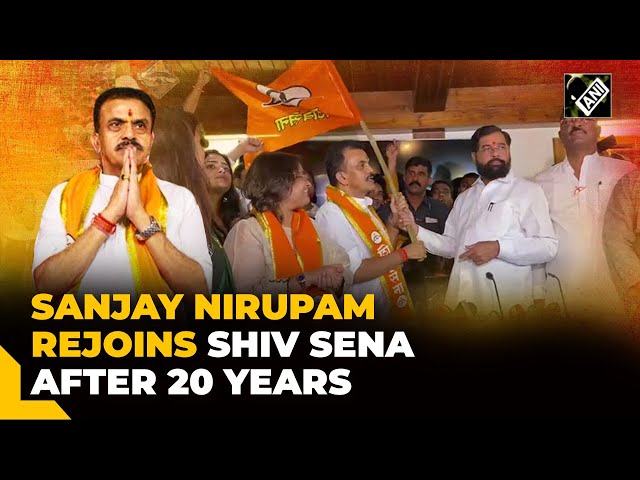 Former Shiv Sena leader Sanjay Nirupam rejoins the party