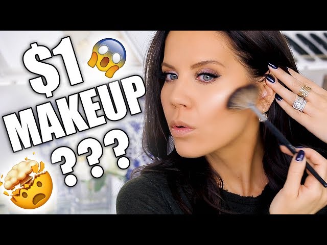 $1 MAKEUP TRY-ON HAUL! Mind Blown!!