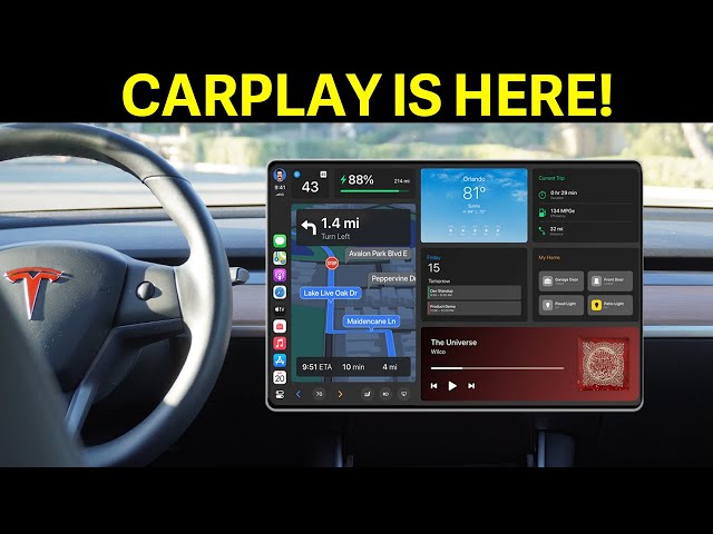 NEW Tesla Hidden Features For 2024 - CarPlay is HERE! | Tesla Model 3 + Model Y