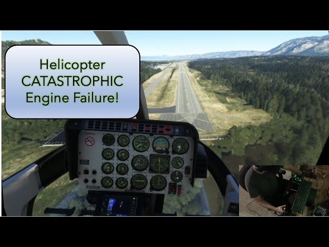 Real Helicopter Pilot Tries to Survive Engine Failure in VR - MSFS Bell 407+TM HOTAS+3090ti+Reverb