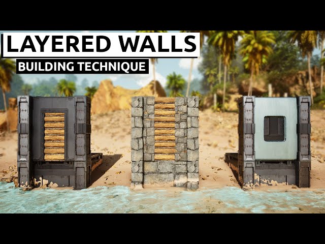 How To Build Layered Walls - ARK Survival Ascended