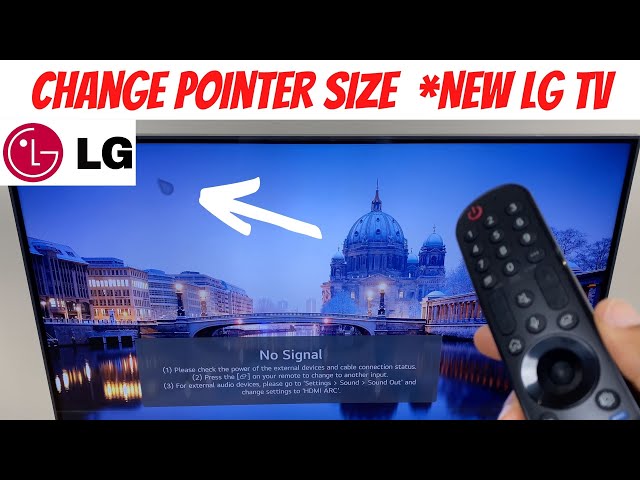 Magic Remote *New LG Smart TV - Change Pointer Size