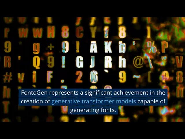 The AI to Create Fonts - FontoGen, AI-Powered Font Generation
