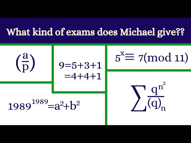 Could you pass my Number Theory class?? Live streaming the final exam!!