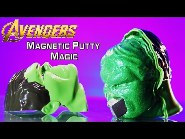 Magnetic Putty Magnets swallow up The AVENGERS