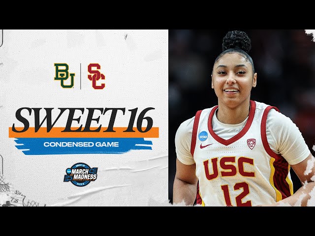 USC vs. Baylor - Sweet 16 NCAA tournament extended highlights