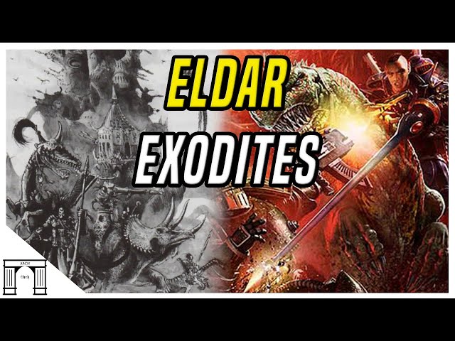 The Exodites! Stone Age Eldar With Laser Gun Dinosaurs In Self Imposed Exile. 40k Lore