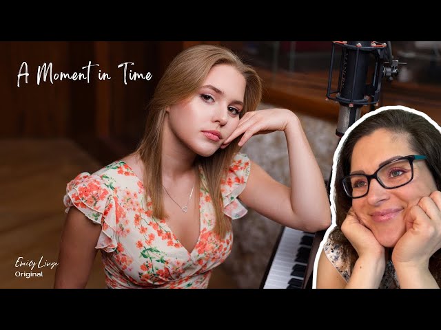 LucieV Reacts to Emily Linge - A Moment in Time (Official Music Video)