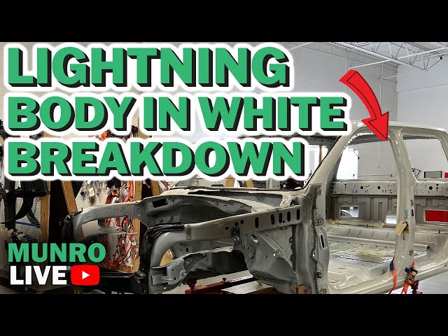 Aluminum Alloy Body and Bed, Built Ford Tough  -  Lightning BIW Breakdown