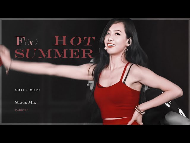여름은 역시 에프엑스!f(x)- Hot Summer 교차편집(Stage Mix) 2160P [SM summer#2]