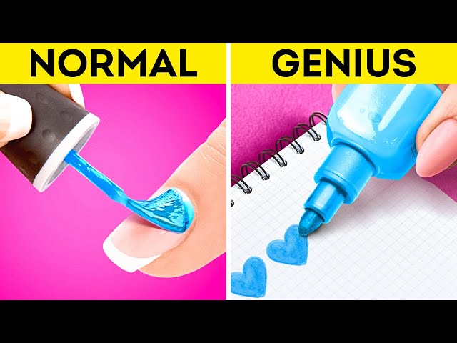 SMART AND SNEAKY SCHOOL HACKS || Coolest Crafts & Tricks To Become Popular by 123GO! SERIES