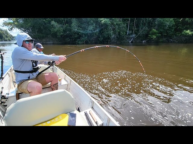 We Fished a 100 FOOT HOLE IN THE AMAZON!! (You won't believe what lives in it)