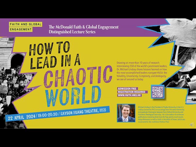 How to Lead in a Chaotic World