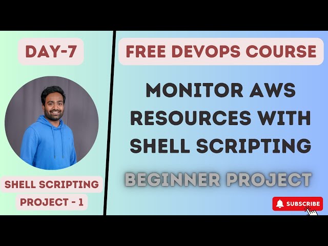 Day-7 |  Live AWS Project using SHELL SCRIPTING for DevOps | AWS DevOps project| #devops #aws #2023