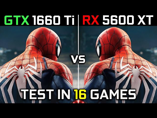 GTX 1660 Ti vs RX 5600 XT | Test in 16 Games at 1080p | Which One is Better? 🤔 | 2023