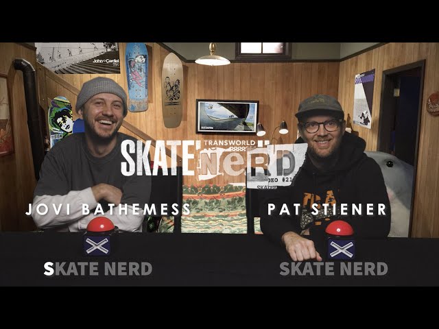 Skate Nerd with Tincan Skatelore: Jovi Bathemess Vs. Pat Stiener | Skateboarding Trivia Game Show
