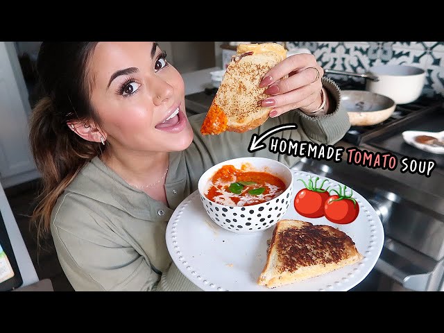 Lets Cook Tomato Soup & Grilled Cheese for Dinner!