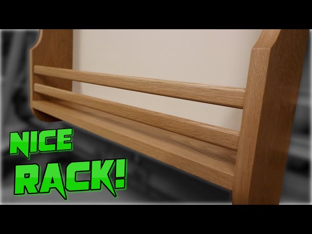 Oak Spice Rack with Domino Rails
