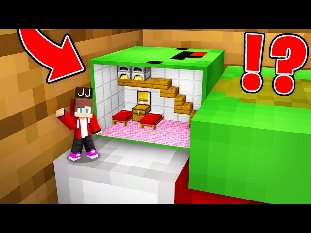 What TINY JJ Found Inside GIANT Mikey in Minecraft (Maizen)