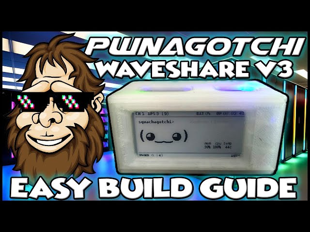 How to Make A Pwnagotchi with Waveshare V3 Screen!  Easiest Method, Works First Time, Every Time!