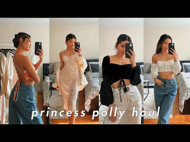 HUGE PRINCESS POLLY SPRING TRY-ON HAUL 🦋