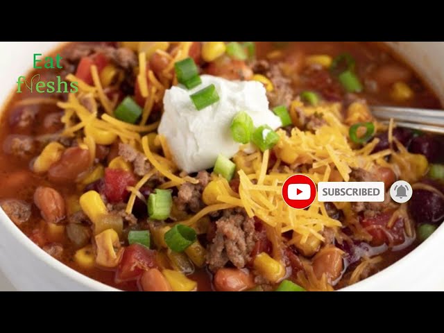 5 Ingredient Taco Soup Recipe || @EatFreshs