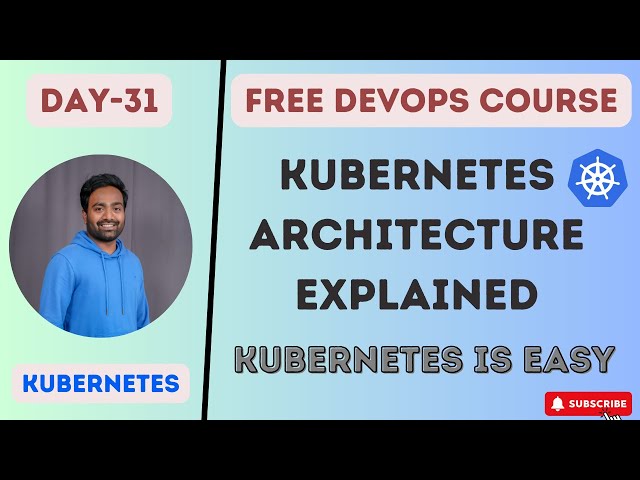 Day-31 | KUBERNETES ARCHITECTURE USING EXAMPLES | Kubernetes is Easy #devops #k8s #devopscourse