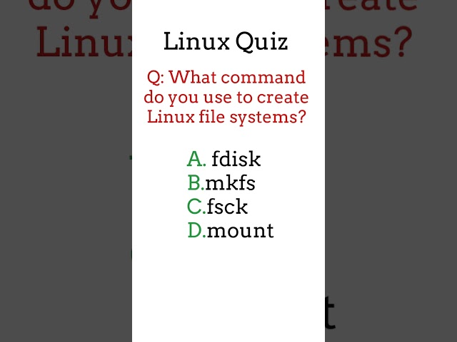 Linux daily quiz #linux #linux_tutorial #linuxinterviewquestions