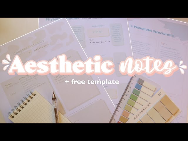DIGITAL NOTETAKING ON MICROSOFT WORD l How to make aesthetic notes on MS Word + free templates