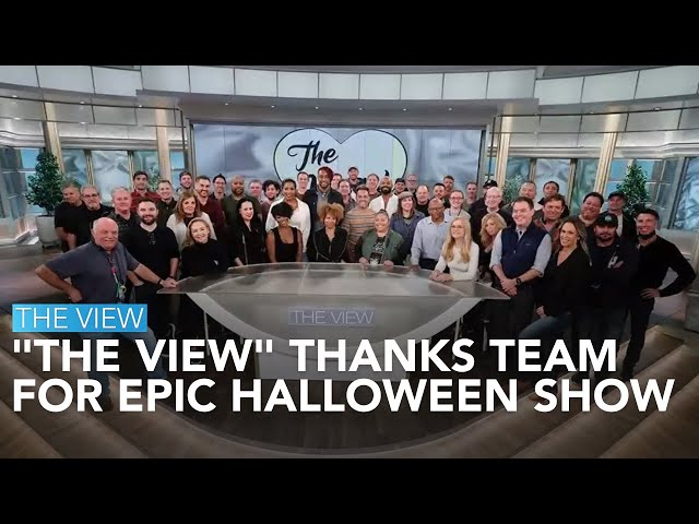 "The View" Thanks Team For Epic Halloween Show | The View