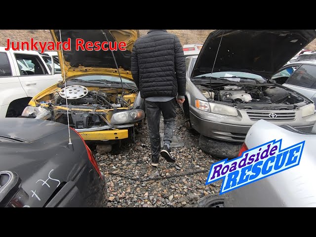 Guy thinks he's a mechanic until he cant fix his car in the junkyard parking lot. Roadside Rescue