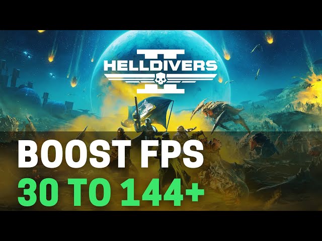 BEST PC Settings for Hell Divers 2! (Maximize FPS & Visibility)