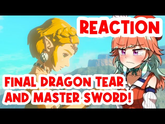 Takanashi Kiara Reacting to TOTK FINAL Dragon Tear + Master Sword REVEAL!!! Spoilers