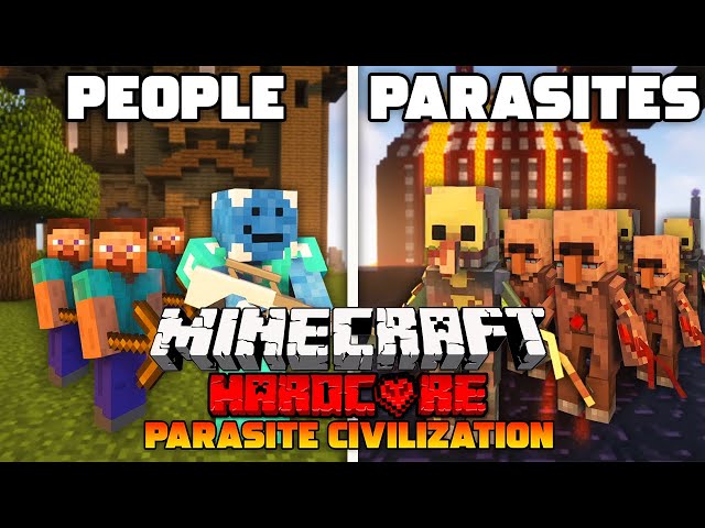 100 Players Simulate a HUGE Minecraft Civilization in a Parasite Apocalypse
