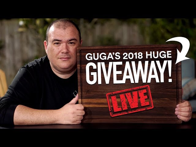 Guga's 2018 HUGE Giveaway LIVE!