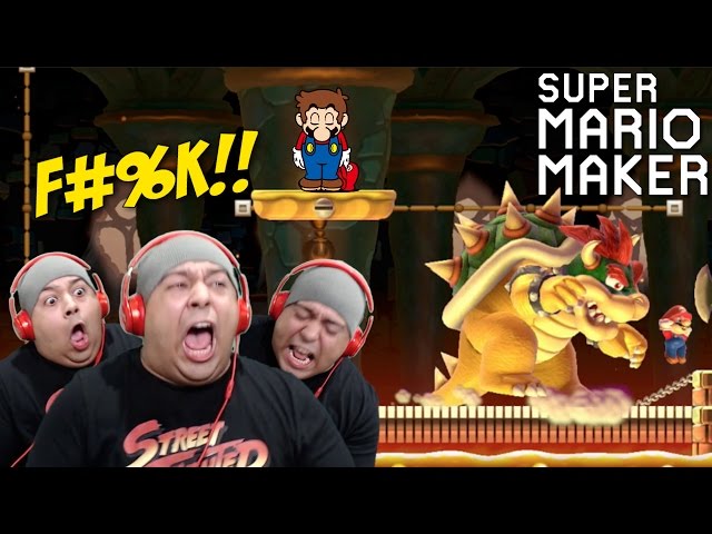 THIS IS F#%KING INTENSE!! [SUPER MARIO MAKER] [#59]