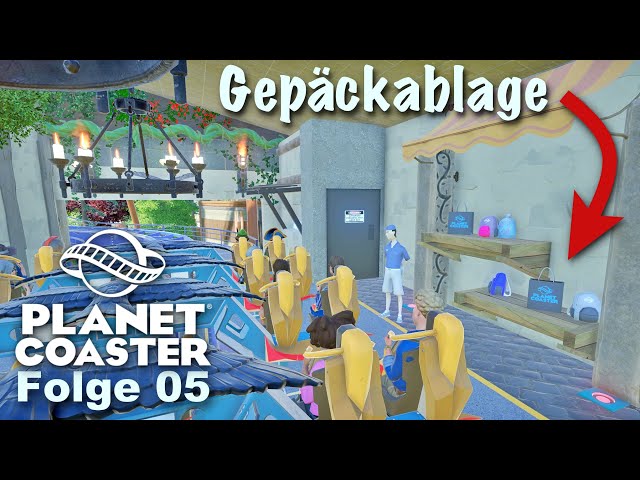 Endlich ein Bahnhof für die Achterbahn! | Let's Play Planet Coaster | Folge 05