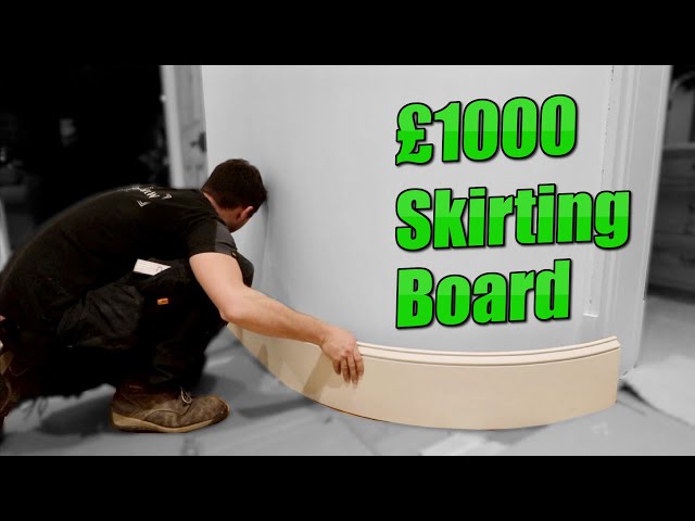 Perfect Curved Skirting Boards -- No hacks -- Just Quality