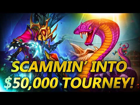 Scammin' Into $50,000 Lobby Legends Tourney! | Hearthstone Battlegrounds Gameplay | bofur_hs