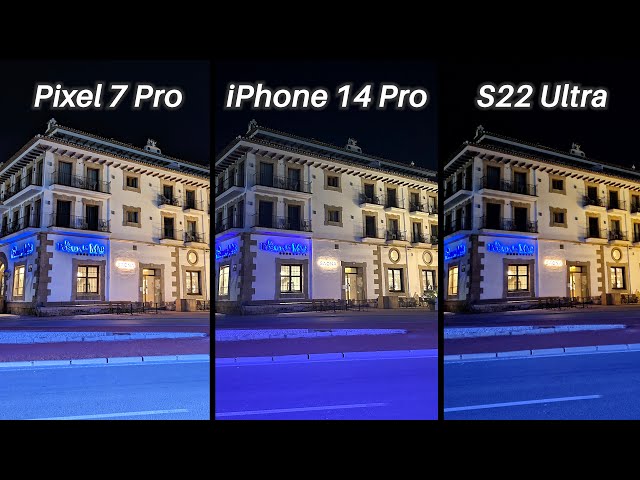 Pixel 7 Pro Vs iPhone 14 Pro Vs Galaxy S22 Ultra Camera Comparison