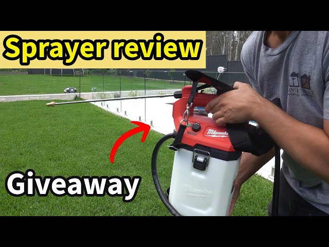 Milwaukee Sprayer review + Giveaway!