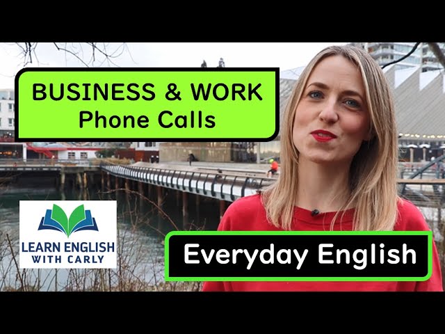Everyday English: Making and Answering FORMAL TELEPHONE CALLS #telephone #everydayenglish