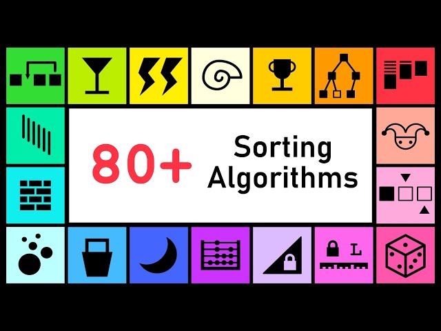 Every Sorting Algorithm Explained in 120 minutes (full series)