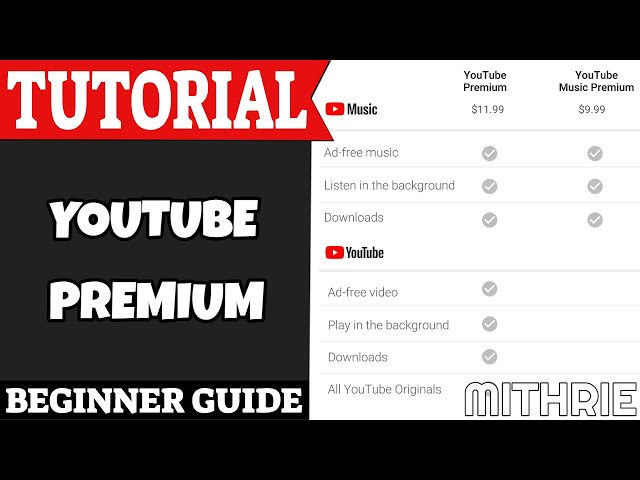 YouTube Premium Tutorial Guide (Beginner)