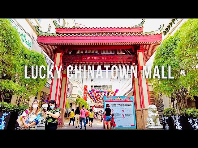 [4K] Lucky Chinatown Mall - Chinese New Year Walk | Philippines Feb 2021