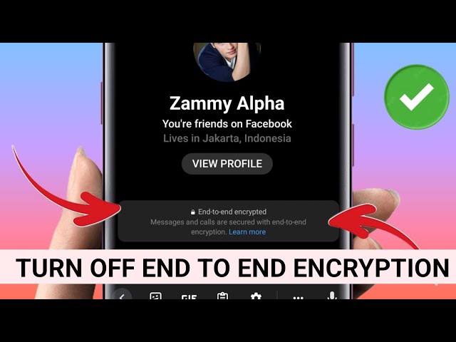 How to Turn Off End to End Encryption in Messenger 2024 | Remove End to End Encryption in Messenger
