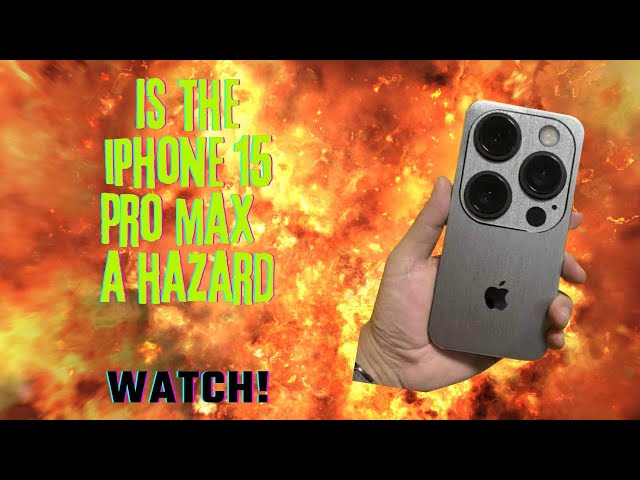 iPhone 15 Pro Max has issues!