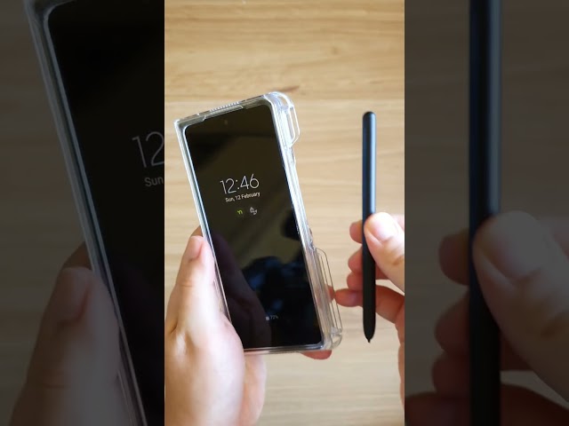 Araree Case - Best Galaxy Z Fold 4 case with stylus S Pen holder